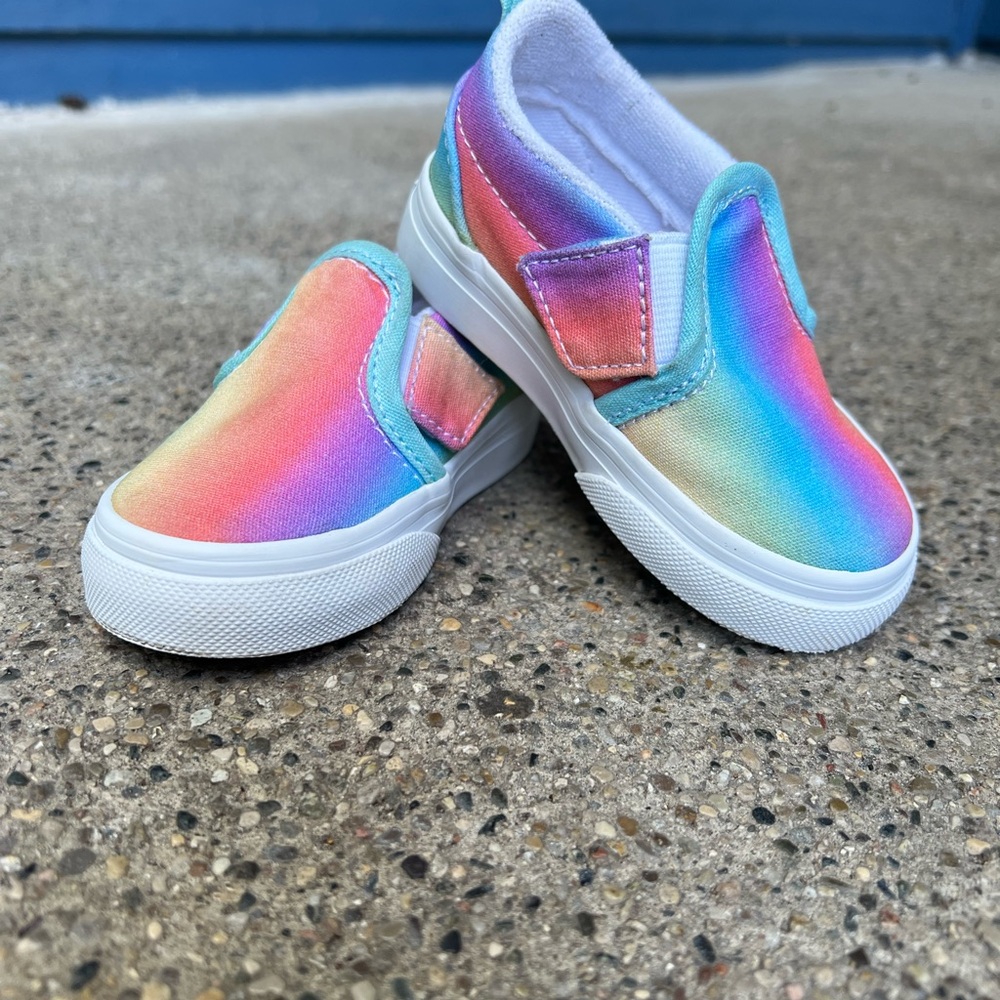 Vans Multicolor Slip-On Toddler Sneakers